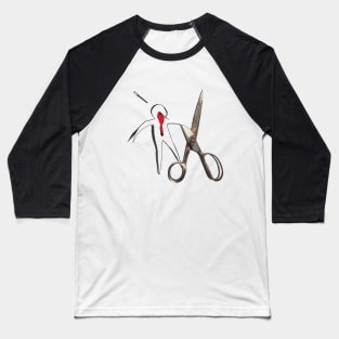 The Last Stitch Goes Through The Nose (no text) Baseball T-Shirt